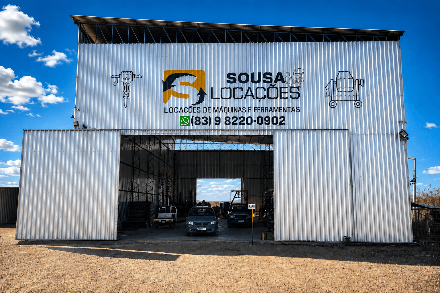 O equipamento certo para cada etapa da sua obra